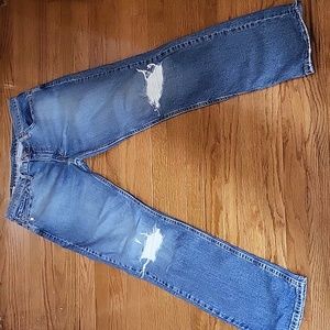 Levis 511 distressed jeans